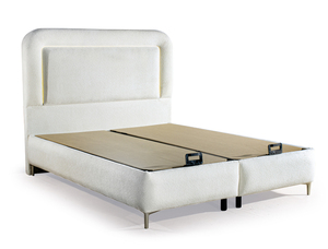 Modern European Designs <b>Double</b> <b>Storage</b> <b>Bed</b> King Queen Size Ottoman Velvet Fabric <b>Bed</b> - Product Image 5