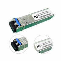 Module de fibre optique POE 5G haute compatibilité pour commutateur et routeur Ethernet de télécommunications 10 km 1,25 G SFP LR 1310 nm