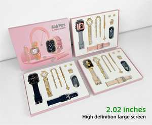 2024 A58 Plus moda donna smartwatch regalo <span class=keywords><strong>2</strong></span> in 1 grande schermo magnetico ricarica <span class=keywords><strong>smart</strong></span> watch con gioielli per donne <span class=keywords><strong>smart</strong></span> <span class=keywords><strong>band</strong></span> - Product Image 5
