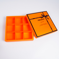 Boîtes cadeaux de luxe auto-formables recyclables avec couvercle et base sur mesure, gaufrage pour chocolat, chewing-gum, sushi, emballage du Nouvel An