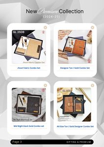 Conception personnalisée Porte-clés Journal Combo Simple et Royal Look Visiting Card Holder Pen Innovative Gift Set Christmas Occasion - Product Image 4