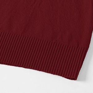 2025 Pull à col rond de style personnalisé pour hommes en tricot de polyester à manches longues avec logo avant et décoration à motif - Product Image 5