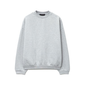 เสื้อสเวตเตอร์แขนยาวโอเวอร์ไซส์ของผู้ชายเสื้อสเวตเชิ้ต100% แขนยาวโอเวอร์ไซส์ผ้าคอตตอน - Product Image 1