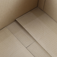 Boîtes d'emballage en carton ondulé recyclable de grande taille avec motif de logo personnalisé pour le transport et l'expédition