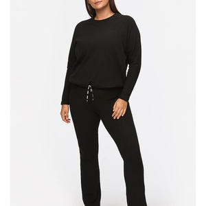 Wholesale Supplier Women <b>Sweatshirt</b> and Joggers Set Popular Design Custom Logo Women Activewear Everyday Use 2 Pieces Set - Product Image 1