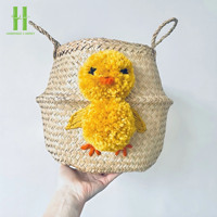 Panier de rangement en osier fait main, écologique, décoratif pour la maison, moderne, mural, décorations de Noël, cadeaux, panier à linge avec roulettes