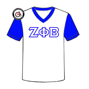 Zeta phi Beta soror เสื้อผ้าสตรีเสื้อแขนสั้นแฟชั่นสำหรับทุกเพศเสื้อคอวีสำหรับผู้หญิง - Product Image 2