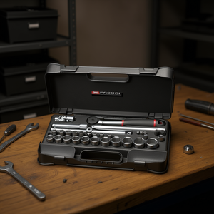 Juego de Llaves de Tubo Facom de 1/2'' Métricas de 6 Puntas, Kit de Herramientas de 35 Piezas - Product Image 3