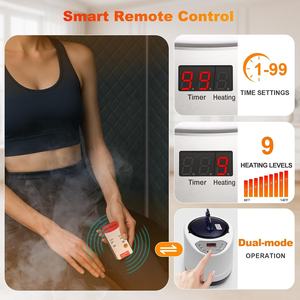 กล่องซาวน่าพกพา BAFAN รุ่นโมเดิร์น ไฟแดง 660 นาโนเมตร อินฟราเรด สำหรับ 2 คน ใช้ในบ้าน - Product Image 6