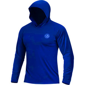 Camisas de Pesca con Capucha de Manga Larga Personalizadas de Talla Grande QST para Hombre, Secado Rápido, Protección UV - Product Image 1