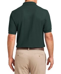 Maillot unisexe coupe classique respirant et léger motif solide Piqué de golf pour polo vêtements en tissu tricoté - Product Image 6