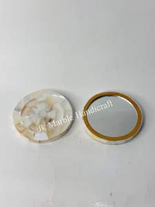 Miroir miniature élégant en nacre incrustée, fait à la main, facile à transporter, prix de gros disponible ici, qualité supérieure - Product Image 4
