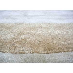 Tapis tufté à la main en laine et viscose couleur ivoire, motif abstrait, hauteur de poils moelleux, pour la décoration de la maison, du salon et du couloir - TNQ-2746 - Product Image 3