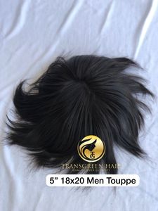 Nouvel Arrivage, Meilleure Vente : Extension de Cheveux Remy Vierge 100% Naturels, Qualité Supérieure, Grade Premium, Cheveux de Temple Cambodgiens et Indiens, 5'' 18x20, pour Hommes - Product Image 5