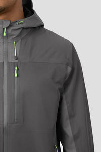 Chaqueta Softshell impermeable para hombre, cortavientos para senderismo al aire libre con capucha, OEM personalizado disponible - Product Image 5