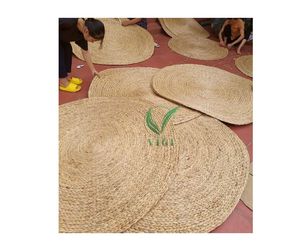 Mantel de jacinto de agua hecho a mano, decoración de mesa ecológica, precio de fábrica - Product Image 1