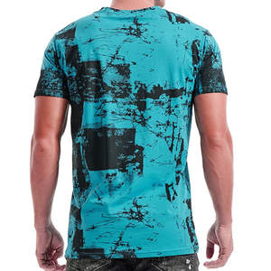 2024 col rond Sublimation imprimé hommes microfibre à manches courtes maillot respirant coupe ajustée motif de conception de haute qualité Pakistan - Product Image 6