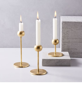 Portavelas de latón para manualidades de último diseñador, candelabros para bodas, centros de mesa modernos personalizados - Product Image 3