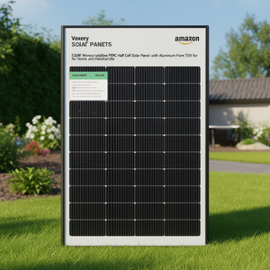 Panneau solaire monocristallin PERC à demi-cellules Voxery 535W avec cadre en aluminium certifié TUV pour une utilisation domestique et industrielle - Product Image 3