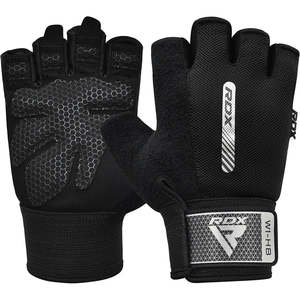 Alta calidad RDX Sports Gel acolchado Nylon medio dedo Unisex Fitness guantes personalizables Multi colores entrenamiento ejercicio gimnasio - Product Image 2