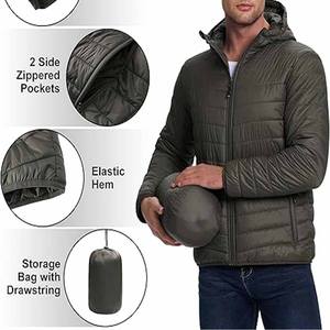Veste bouffante de style nouveau pour l'extérieur et l'hiver avec logo personnalisé en gros LOW quantité minimale de commande prix d'usine manteau coupe-vent à bulles veste bouffante - Product Image 4