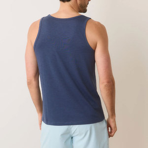 Débardeur d'été en coton respirant sans manches OEM personnalisé pour hommes grande taille Fit Logo Printing for Gym Streetwear Brand Exposure - Product Image 2