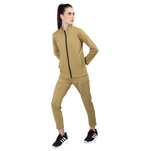 Ropa deportiva personalizada para mujer, chándales de poliéster con cremallera, joggers de entrenamiento para mujer, conjunto de chándales de nailon cortavientos de poliéster - Product Image 4