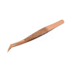Pinzas para Pestañas de Acero Inoxidable Hechas a Medida, Duraderas y Reutilizables, Punta Suave, Estilo Único, Color Sólido, Gran Venta - Product Image 1