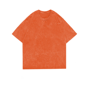 NOUVEAU T-shirt délavé à l'acide en coton de qualité supérieure avec logo personnalisé T-shirt surdimensionné pour hommes délavé T-shirt vintage très détendu au tarif de gros - Product Image 6