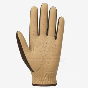 Gants de golf pour hommes en cuir, doux, respirants, confortables, avec sangle réglable, antidérapants, pour la conduite et l'entraînement - Product Image 2