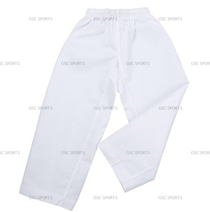 ชุดเครื่องแบบคาราเต้สีขาวชุดฝึกศิลปะการต่อสู้ทำจากผ้าฝ้ายน้ำหนักเบาพร้อมบริการ OEM ออกแบบแบรนด์ - Product Image 5