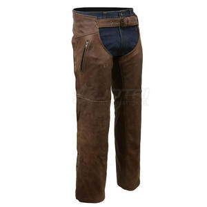 2024 Nouveau Design Hommes Chaps En Cuir Fabriqué En Usine Chaps En Cuir En Cuir De Couleur Unie Chaps Fabricant - Product Image 1