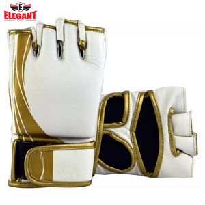 Guantes de MMA para Grappling Hechos a Medida, Guantes de MMA de Alta Calidad para Entrenamiento de Combate Profesional, Guantes de Boxeo de Cuero PU de 8oz y 12oz - Product Image 3