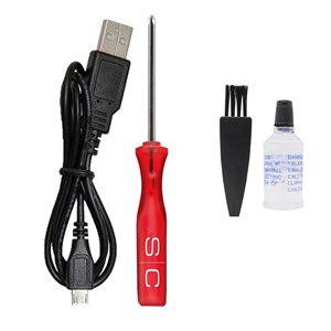 Tondeuse à cheveux sans fil professionnelle, moteur numérique sans balais, corps entièrement métallique, précision, alimentation USB, portable pour usage domestique - Product Image 1