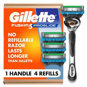 Maquinilla de Afeitar Gillette Fusion ProGlide para Hombre, Mango + 4 Recambios de Cuchillas, Mango de Plástico/Acrílico - Product Image 4