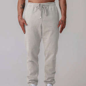 Pantalones Deportivos Casuales Unisex para Hombre, Corte Holgado, Lavados, Transpirables, Ligeros, de Lona, con Cintura Elástica, Personalizables OEM - Product Image 3