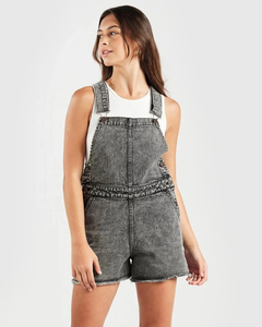 จั๊มสูททรงหลวมสำหรับผู้หญิง, จั๊มสูทแขนกุดมีสายรัดและกระเป๋าจั๊มสูทเสื้อคลุมตัวติดกันแบบชิ้นเดียว - Product Image 4