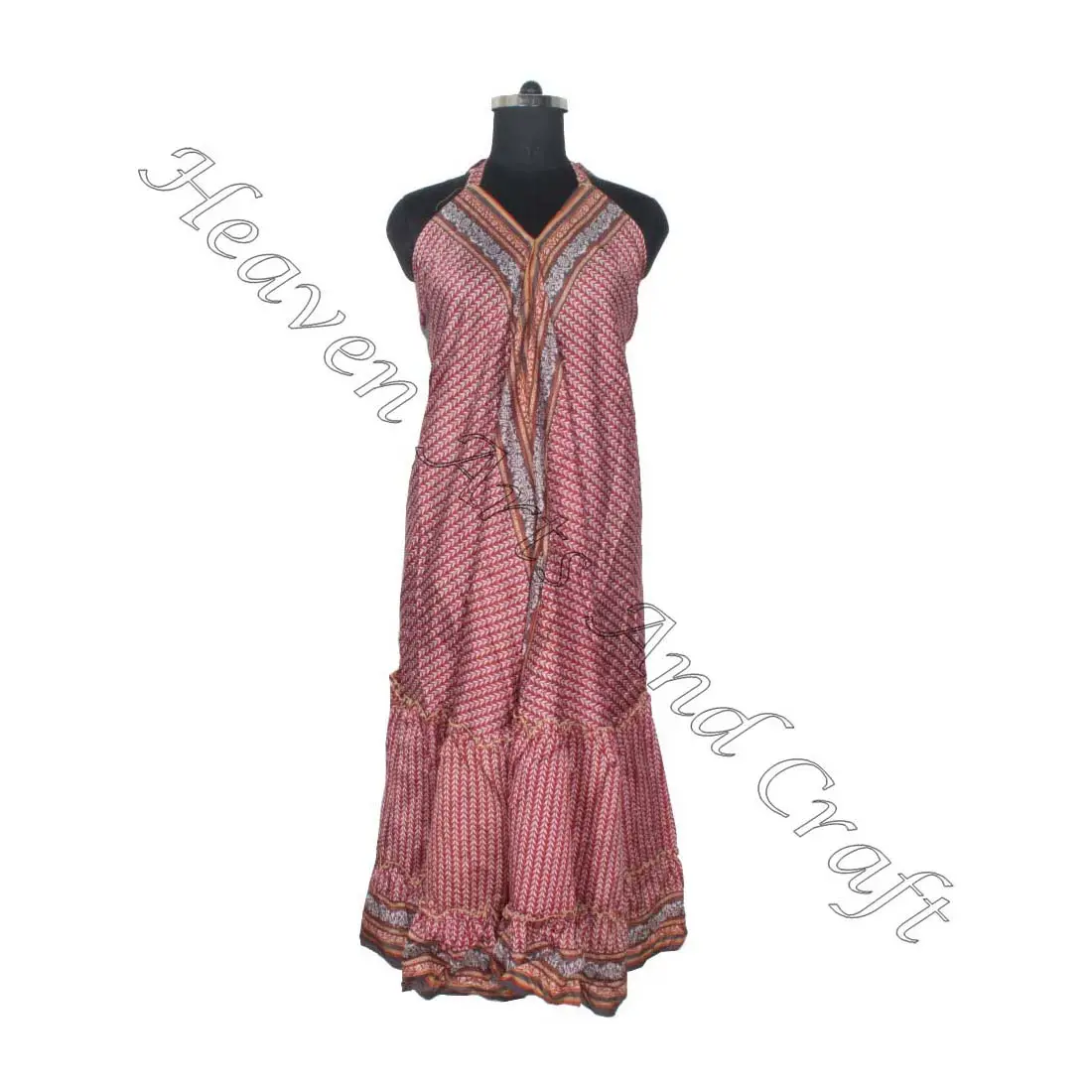 SD019 Saree / Sari / Shari Vêtements indiens et pakistanais de l'Inde Hippy Boho Fabricant et exportateur de vêtements pour femmes Vintage Sari
