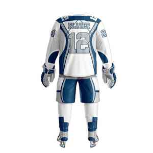 Eishockey-Teamuniform mit Sublimationsdruck auf Stretchstoff und perfekter Passform für Spieler aller Stufen - Product Image 2