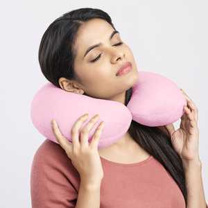 <b>Travel</b> <b>Neck</b> <b>Pillow</b> <b>Memory</b> <b>Foam</b> Airplane <b>Travel</b> Comfortable Washable Cover Plane <b>Neck</b> Support <b>Pillow</b> for <b>Neck</b> Sleeping Not Latex - Product Image 1