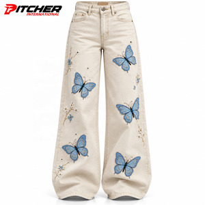 Fabricant de jeans pour femmes en gros, denim vintage pour les importateurs de vêtements, denim sur mesure, étiquette privée, approvisionnement - Product Image 5