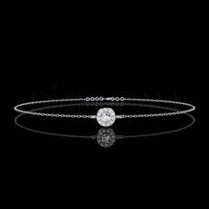 Bracelet pour femme en argent sterling 925 ultra luxueux avec diamant Moissanite Halo taillé Cadeau simple et élégant pour quelqu'un de spécial - Product Image 4