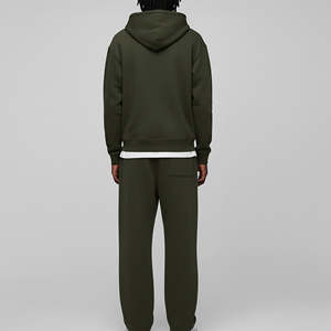 Chándales de Dos Piezas con Cremallera Completa y Capucha, Bordados en Satén 100% Poliéster, Hechos a Medida para Invierno, para Hombre - Product Image 6