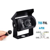 Caméra de recul HD 1280P grand angle 170° | Caméra AHD 1080P à large plage de tension 36V, robuste, étanche, vision nocturne IR pour camion, bus, poids lourd, camping-car