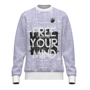 Sudadera de Manga Larga para Hombre, Informal, de Nueva Llegada, con Logotipo Personalizado, Diseño Impreso, Ajuste Cómodo, al Por Mayor - Product Image 1