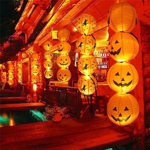 โคมไฟผ้าไหมฮาโลวีนโคมไฟ LED จากเวียดนามสำหรับตกแต่งบ้านงานเทศกาล - Product Image 3
