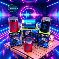 Speaker Bluetooth Portabel Mini 5W Nirkabel Bluetooth 5.3 dengan TWS Stereo Radio FM Kartu TF Pengisian Daya Tipe C Tali Gantungan