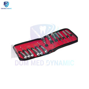 Juego de elevadores de raíz y luxación de extracción de dientes quirúrgicos de 13 piezas | Acero inoxidable de grado médico | Kit de Instrumentos dentales de DMD - Product Image 3