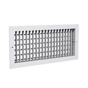 Best seller Vertical Single Air Grille customized size based on customer's needs made of steel with silver color