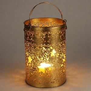 NoelGlow Frosted Elegance Portavelas de aluminio fundido Centro de mesa de vacaciones con detalles de copos de nieve - Product Image 2